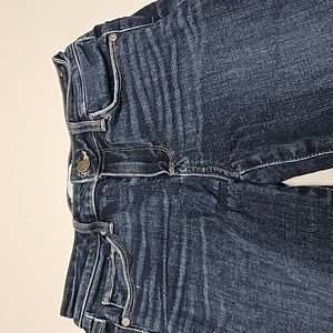 Paige Size 26 Denim Jeans Verdugo Ankle distressed dark blue skinny jeans